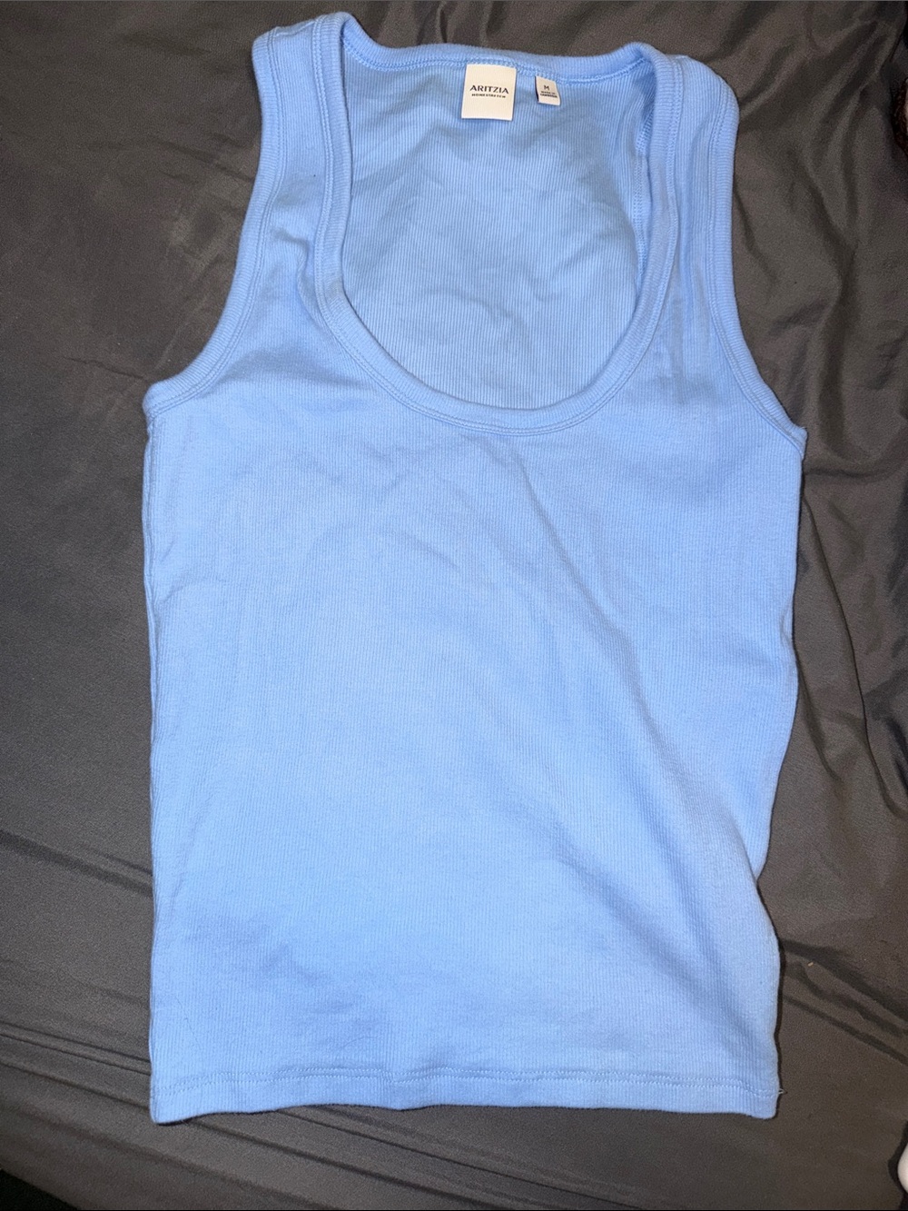 Aritzia Homestretch Rib Vinyl Tank